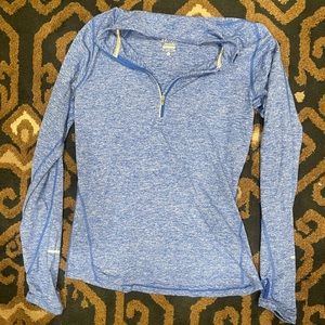 Nike Quarter Zip, Size Small, Blue